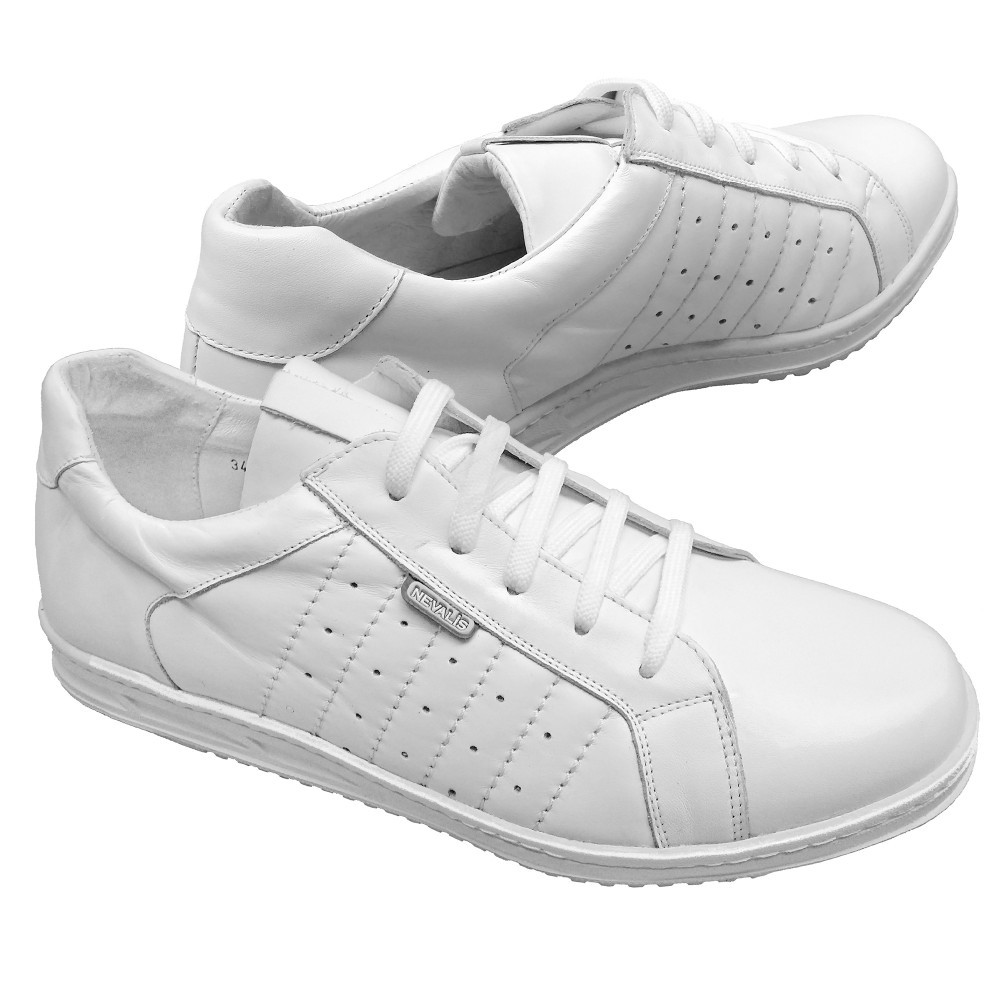 Joseph Banks Swamp Conscious Pantofi sport din piele naturala albi si negri Nevalis 39-46, 40, 42 - 45,  Alb, Negru | Okazii.ro