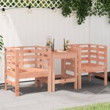 Gossi scaune de gradina, 2 buc., 61,5x53x71 cm, lemn masiv douglas