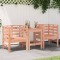 Gossi scaune de gradina, 2 buc., 61,5x53x71 cm, lemn masiv douglas