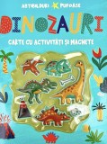 Dinozauri. Abtibilduri Pufoase. Carte Cu Activitati Si Machete, - Editura Flamingo