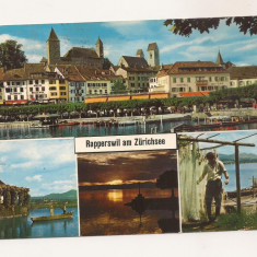 FA57-Carte Postala- ELVETIA - Rapperswil am Zurichsee, circulata 1972