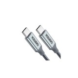 Choetech XCC-1002-GY 100W USB tip C &icirc;mpletitură cu curea rezistentă la &icirc;ncărcare rapidă a datelor și a cablului de &icirc;ncărcare