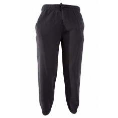 Pantaloni vatuitii copii, bumbac, negru, 140