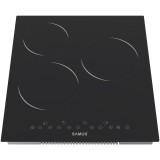 Plita incorporabila vitroceramica Samus PSVE-43BMG3, 3 Arzatoare, Latime 45 cm, Touch Control, Timer digital, Setari putere in 9 trepte, Sticla cerami