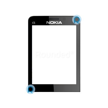 Piesa de schimb din sticla display Nokia C5 foto