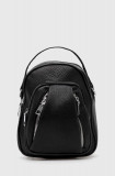 Answear Lab rucsac femei, culoarea negru, mic, neted