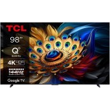 Televizor TCL QLED 98C655, 248 cm, Smart Google TV, 4K Ultra HD, 100Hz, Clasa G (Model 2024)