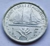 49. Moneda Saint Pierre &amp; Miquelon 1 franc 1948 (tiraj 600.000 buc), America de Nord
