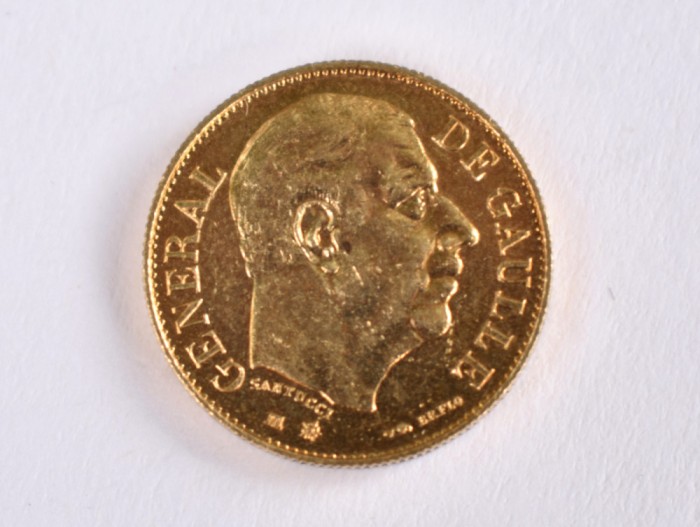 MEDALIE CHARLES DE GAULLE == FRANTA -1980