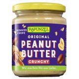 Unt de Arahide Crocant Rapunzel, Vegan, Bio, 250g, 91% Arahide, Ulei de Palmier, Sare de Mare, Zahar Trestie