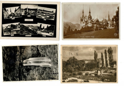 Romania 1931-1959 - Lot 4 carti postale foto