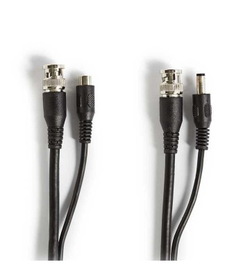 Cablu BNC - DC 2.1x5.5mm Nedis RG59 30m conectori preasamblati foto