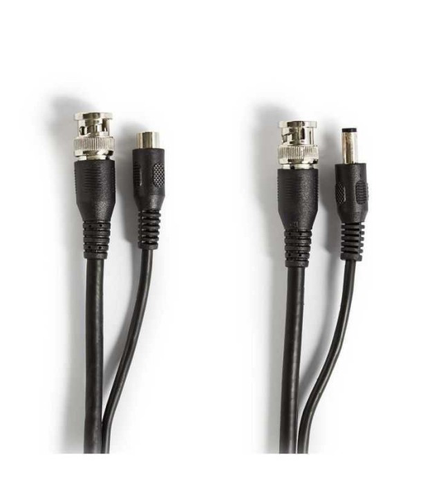 Cablu BNC - DC 2.1x5.5mm Nedis RG59 30m conectori preasamblati