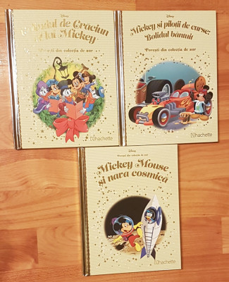 Set 3 carti Mickey Povesti din colectia de aur Disney foto