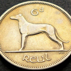 Moneda 6 D PENCE - IRLANDA, anul 1963 * cod 5336