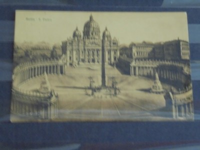 VATICAN - ROMA - PIATA S. PIETRO - FOTOTIPIA ALTEROCCA- TERNI - 1900- 1910 - NECIRCULATA - TIP FOTOGRAFIE SEPIA - foto