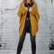 L656-991 Cardigan tricotat model lejer cu buzunare