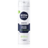 NIVEA MEN Sensitive spumă pentru bărbierit pentru barbati 200 ml