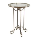 Masa bar pliabila din fier forjat antik brown RZ-1
