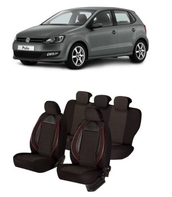 Set Huse scaune auto dedicate VW POLO 2009 - 2017 ( Insertii de piele ecologica) foto