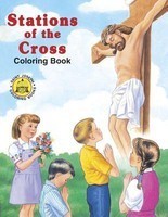 Coloring Book about the Stations of the Cross foto