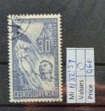 TS21 - Timbre serie Ceoslovacia - Ceskoslovensko - Cosmos - 1959 Mi1132, Stampilat