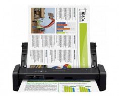 Scanner Epson DS-360W Format A4 Conexiuni USB Retea WiFi Duplex ADF Negru foto