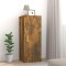 vidaXL Dulap de perete, stejar fumuriu, 34,5x34x90 cm, lemn compozit