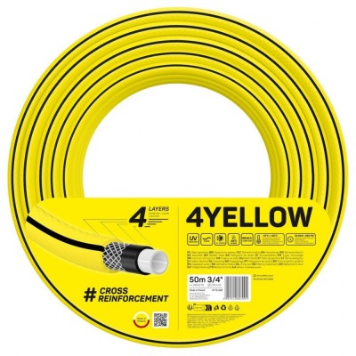 Furtun gradina, Cellfast Yellow, 4 straturi, 3/4&amp;quot;, 50 m foto
