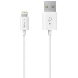 Cablu Date si Incarcare USB la Lightning Nevox 1405, MFI, 1m, Alb LC-1405