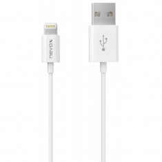 Cablu Date si Incarcare USB la Lightning Nevox 1405, MFI, 1m, Alb LC-1405