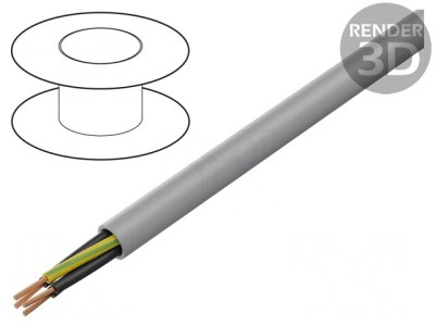 Cablu Electric Neecranat 4G1,5mm2 Gri foto