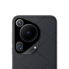 Folie protectie camera pentru huawei pura 70 ultra - 9h sticla securizata, anti explozie, negru foto