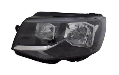 Far VW Transporter/Multivan (T6), 04.2015-, partea Stanga, cu lumina de zi; H4+P21W+PY21W+W5W; electric; cu motor, TYC foto