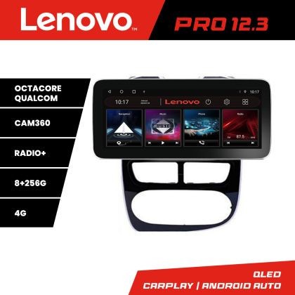 Navigatie Renault Clio 4 V1 K-467 Lenovo PRO 8+256 12.3 inch qled android 4G DSP gps internet 8Core CarStore Technology