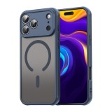 Husa iPhone 17 Pro Asteroid GSM HaloFrost II MagSafe, bleumarin