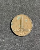 Moneda 1 groschen 1930 Austria, Europa