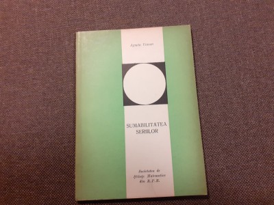 Sumabilitatea seriilor / Agneta Vescan foto