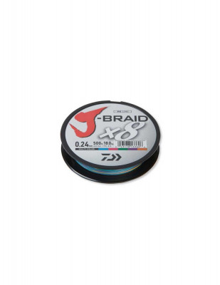 Fir Textil Daiwa J-Braid X8, Multicolor, 150m,Variante Fire 0.06 mm foto