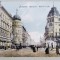 BUDAPESTA , STRADA RAKOCZI , CARTE POSTALA , INCEPUTUL SEC. XX