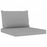 Perne pentru canapea din paleți, 2 buc., gri, material textil, vidaXL