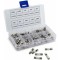 Set de 100 buc sigurante fuzibile din sticla 0.2-20A, 250V, cu cutie de depozitare