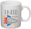 Cana alba personalizata &quot;I need my space&quot;, INOVATIX&reg;. 330ml, Oem