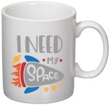Cana alba personalizata &quot;I need my space&quot;, INOVATIX&reg;. 330ml, Oem
