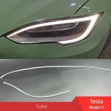 Set fibra reparatie lumini de zi DRL far stanga Tesla Model S 2017-2023 - LG-Model S Left