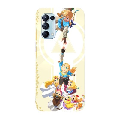 Husa compatibila cu Oppo A72, Viceversa, model Breath of the Wild Zelda, Silicon, TPU foto