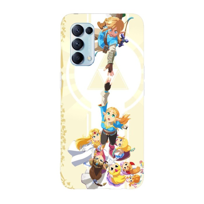 Husa compatibila cu Oppo A72, Viceversa, model Breath of the Wild Zelda, Silicon, TPU