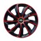 Set 4 Capace Roti 17 inchi, Stig Red, Compatibile Cu Land Rover