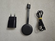 Chromecast Google 3rd Gen. Model NC2-6A5-1600 Portable Media Streamer