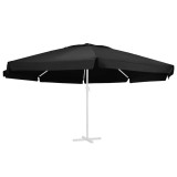 Cumpara ieftin P&acirc;nză de schimb umbrelă de soare de grădină negru 610 cm
